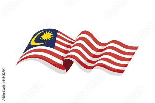 malaysia flag waving photo