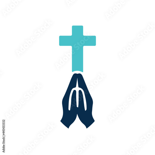 hands and cross sign