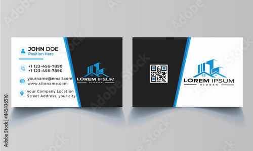 Modern Creative Real Estate Business Card Design Template