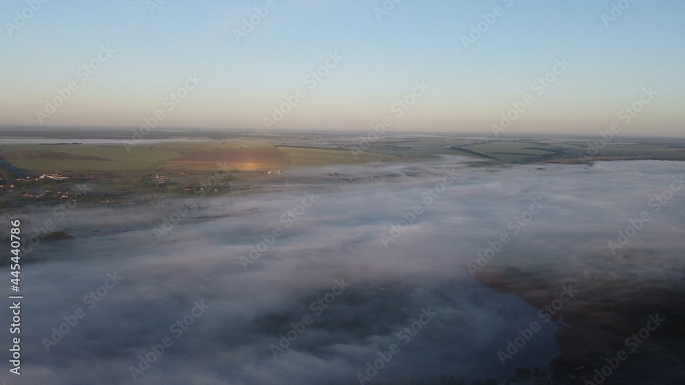 fog over the river fog over the river