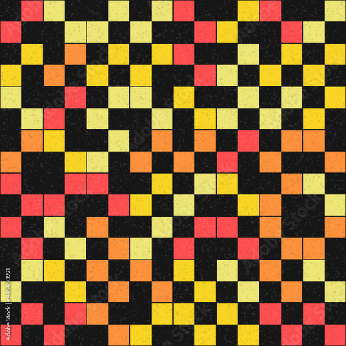 Abstract Geometric Pattern generative computational art illustration