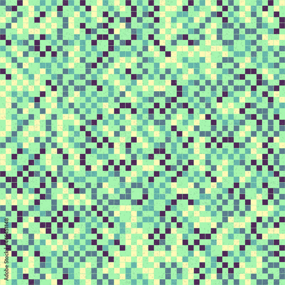 Fototapeta premium Abstract Geometric Pattern generative computational art illustration