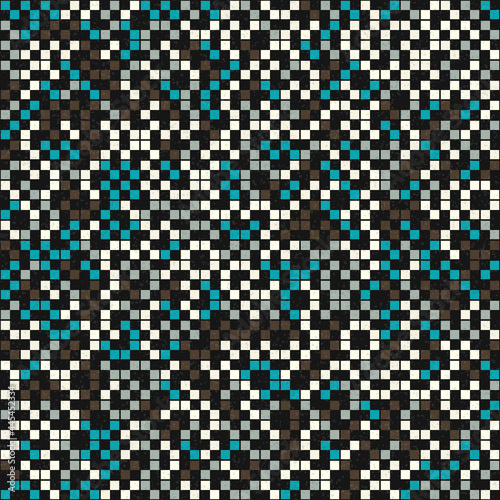Abstract Geometric Pattern generative computational art illustration