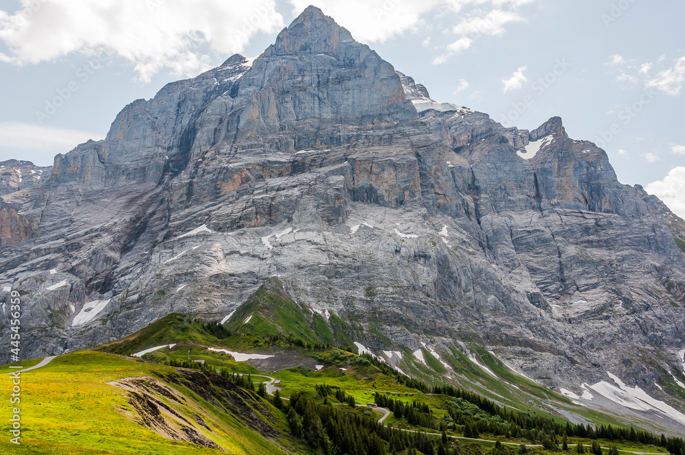 Grindelwald, Wetterhorn, Grosse Scheidegg, First, Berner Oberland, Alpen, Wanderweg, Höhenweg, Sommer, Schweiz