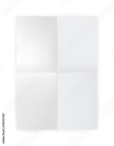 Realistic paper for your business Glued paper. Vector Realistic concept.