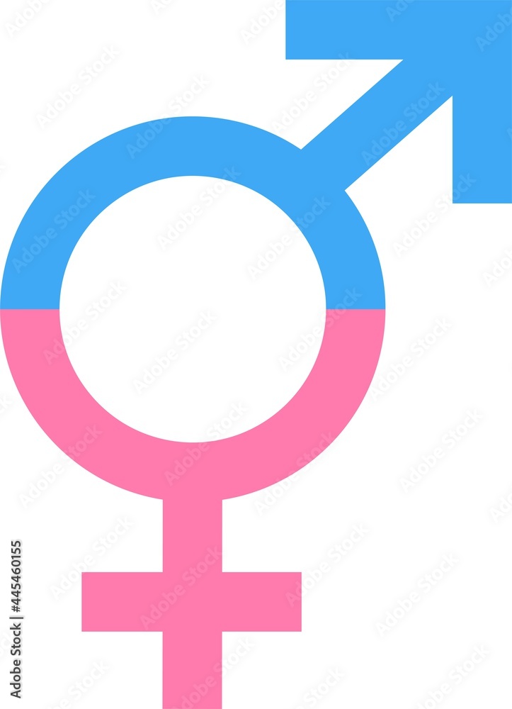 Gender icons, Male and female sign, men and women symbol, vector illustration Gender icons, Male and female sign, men and women symbol, vector illustration