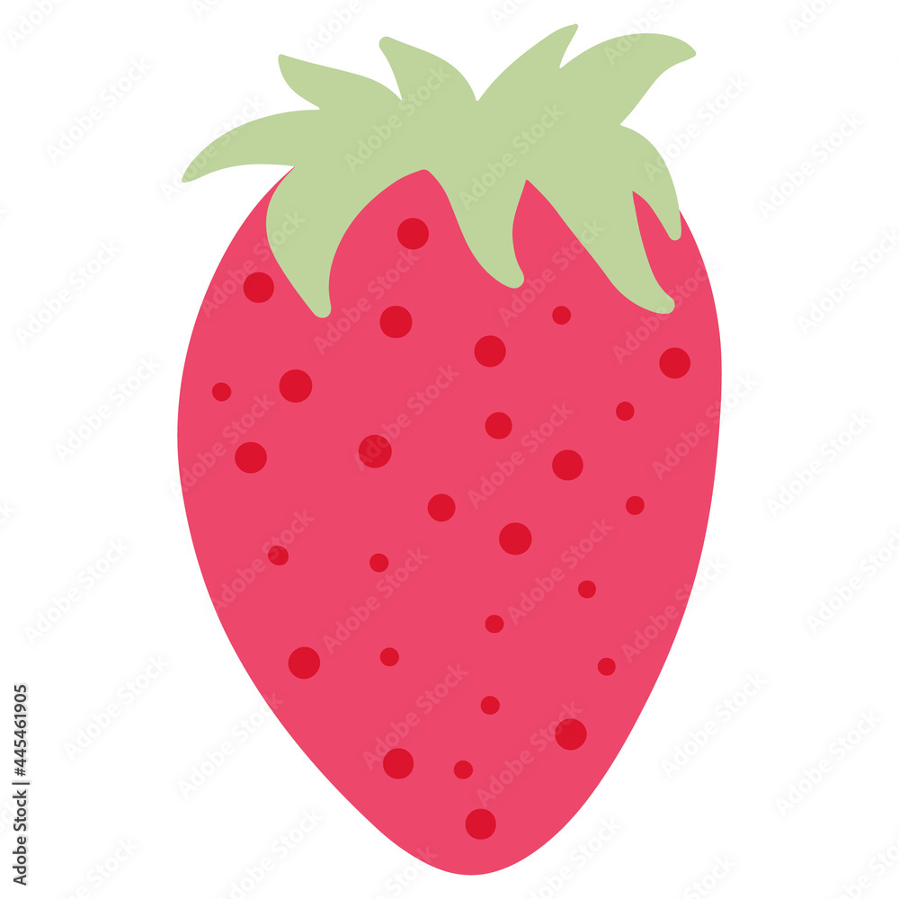 Strawberry Vector illustration of strawberries isolated on a white background. Strawberry Vector illustration of strawberries isolated on a white background.