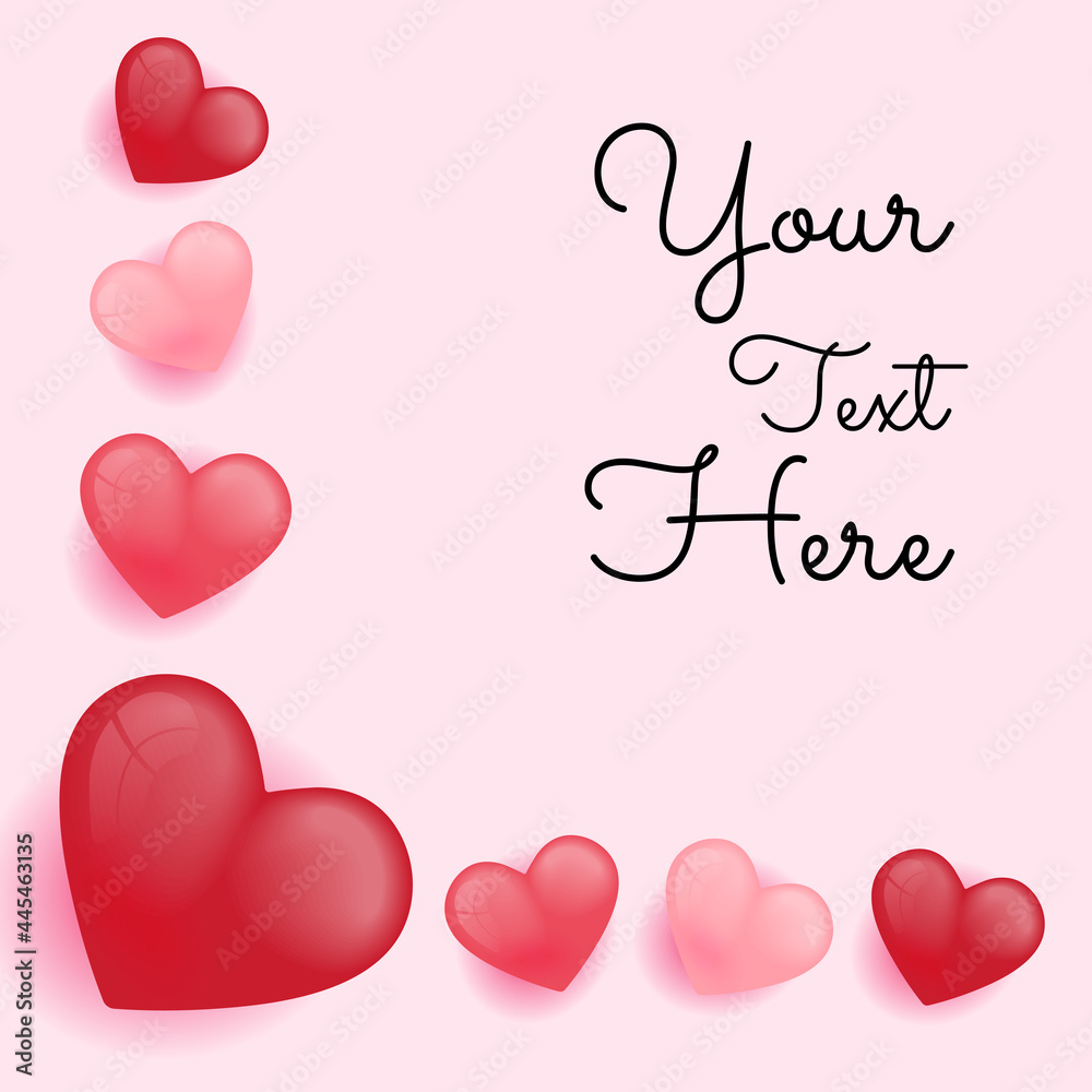 Light pink red vector layout with sweet hearts. Illustration with hearts in love concept for valentine's day. Beautiful design for your business advert of anniversary. Happy birthday and universal art