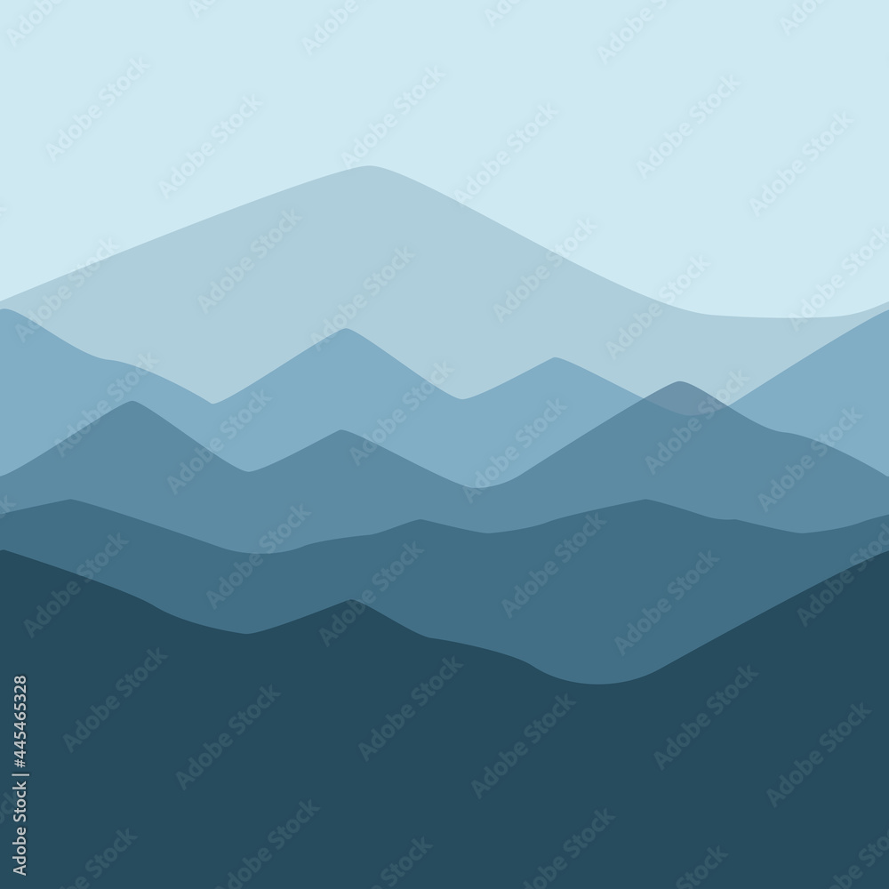 Simple Mountain Background