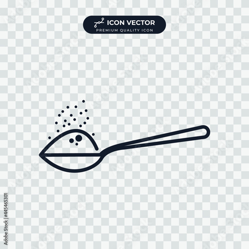 spoon icon symbol template for graphic and web design collection logo vector illustration