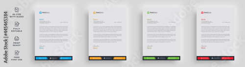 letterhead flyer business corporate creative official abstract shadow minimal newest simple modern advertising poster brochure magazine template design with a logo