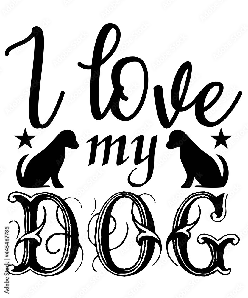 Obraz premium Dog SVG design