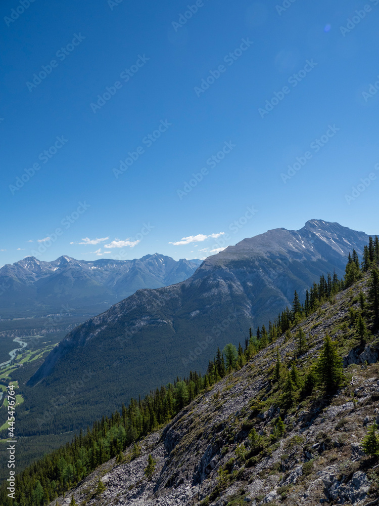 Rocky mountain in Alberta, British Columbia Canada landscape view
Rocky mountain in Alberta, British Columbia Canada landscape view