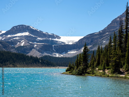 Rocky mountain in Alberta, British Columbia Canada landscape view 