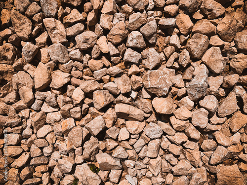 many stones gravel design background