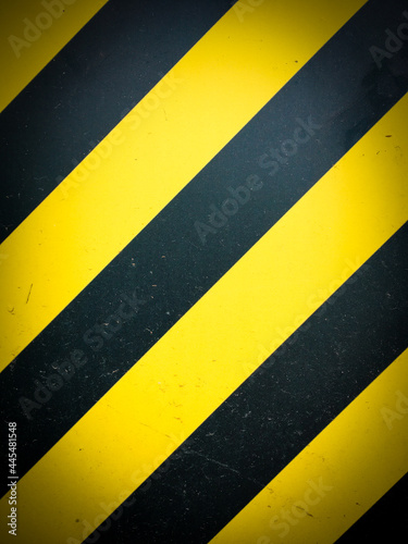 yellow black striped hazard warning background