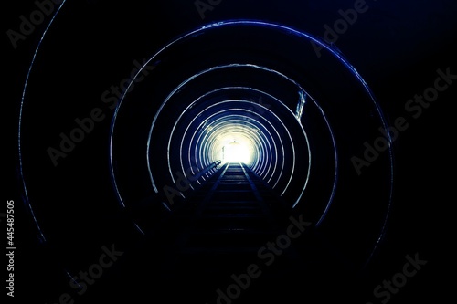 Fototapeta Naklejka Na Ścianę i Meble -  Lighting at the tunnel.