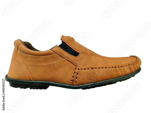 Men's shoes isolated on white background (Clipping Path).