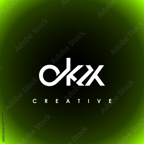 OKX Letter Initial Logo Design Template Vector Illustration photo