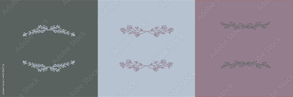 Ornament hand drawn for wedding invitation card Ornament hand drawn for wedding invitation card