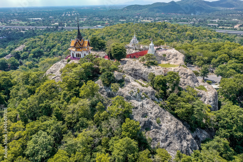 Aerial view of Wat Phra Phutthachai in Saraburi  Thailand