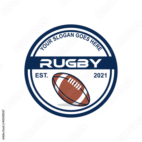 rugby logo   sport logo vector