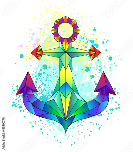 Rainbow polygonal anchor