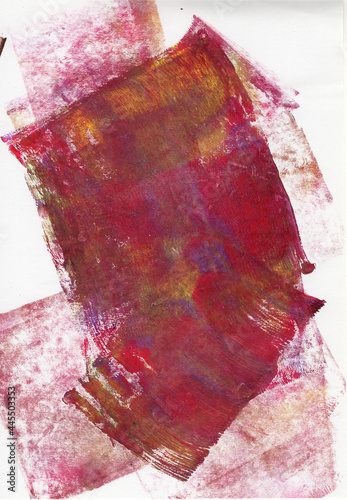 Mono Print Abstract Background 