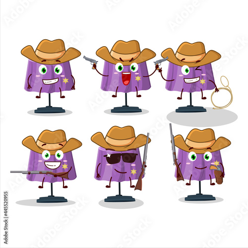 Cool cowboy magic desk lamp cartoon character with a cute hat