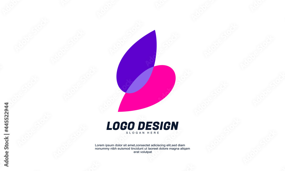 stock originally created company business transparency creative design colorful