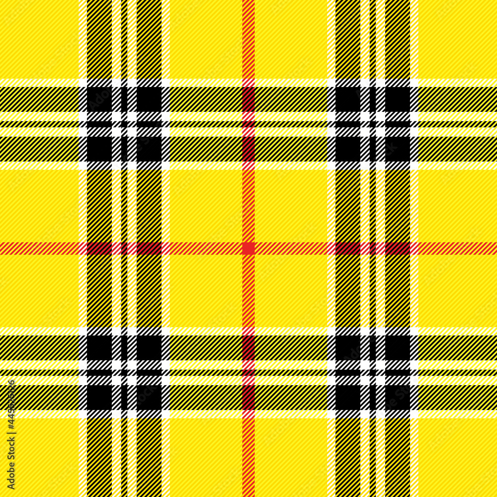 Tidy grid on a yellow background