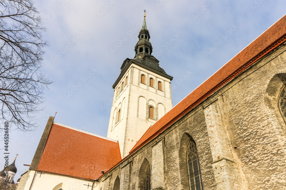 Tallinn, Estonia. St. Nicholas Church (Niguliste kirik), a former church that now houses Niguliste Museum, part of the Art Museum of Estonia