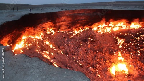 Darvaza Derweze gas crater Door to Hell photo