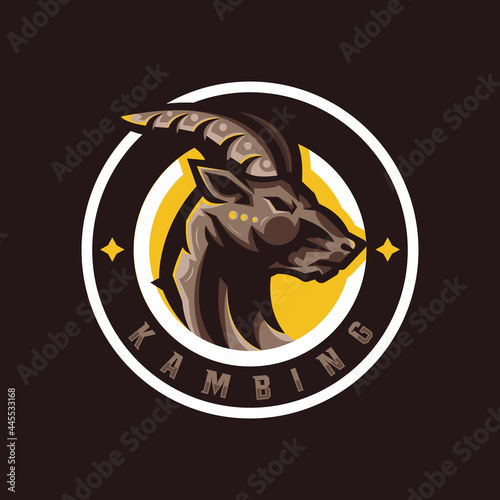 goat mascot logo