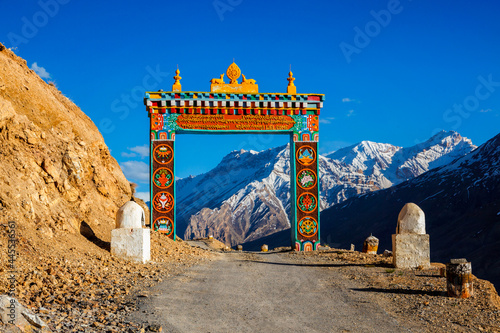 Gates of Ki gompa, Spiti Valley, Himachal Pradesh