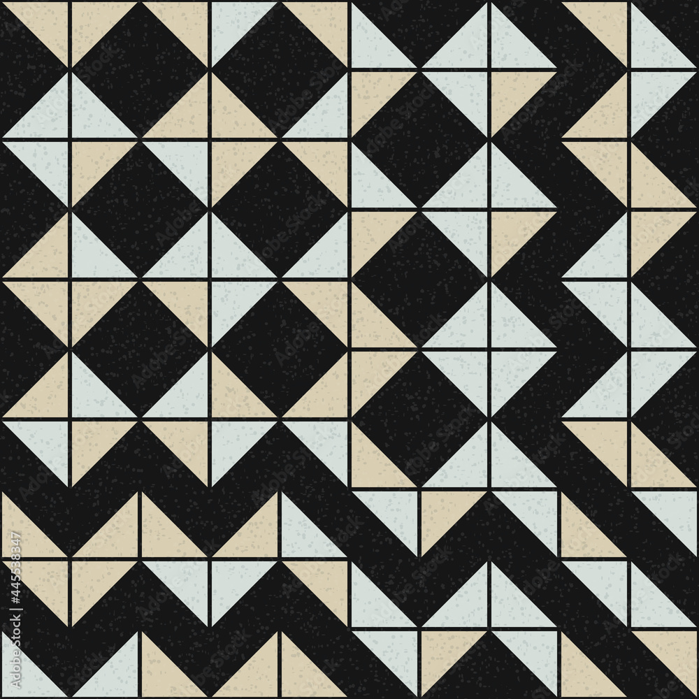 Abstract Geometric Pattern generative computational art illustration