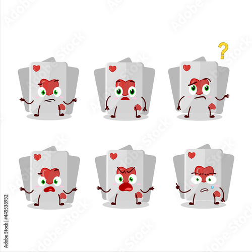 Cartoon character of remi card love with what expression