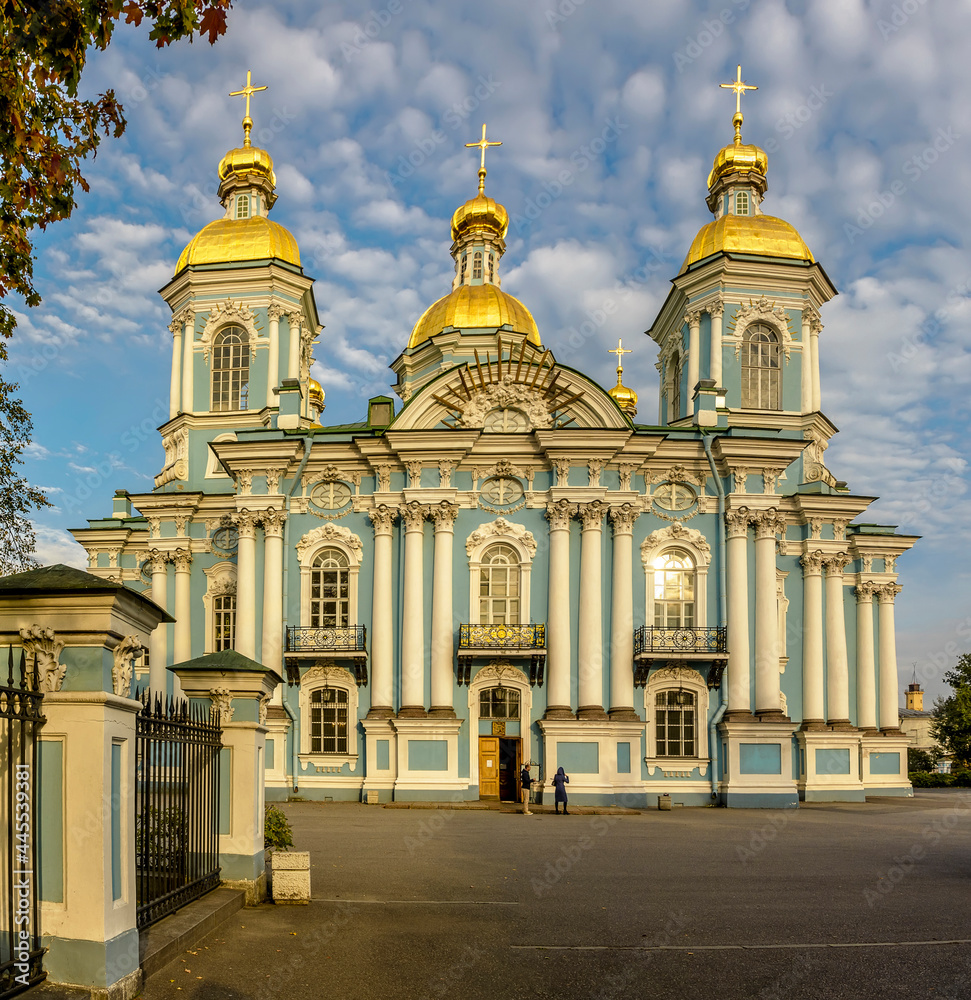 Nikolo-Epiphany Naval Cathedral, one of the brightest monuments of Elizabethan Baroque in church architecture.