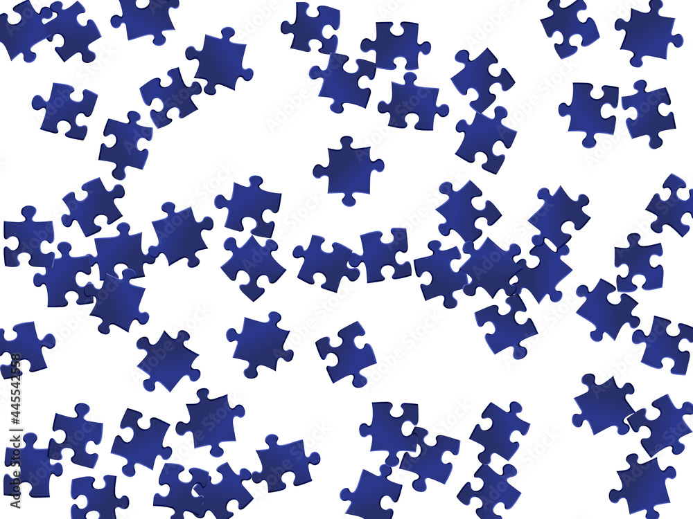 Abstract riddle jigsaw puzzle dark blue parts Abstract riddle jigsaw puzzle dark blue parts