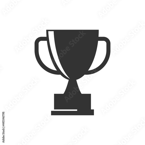 Trophy cup, winner vector icon