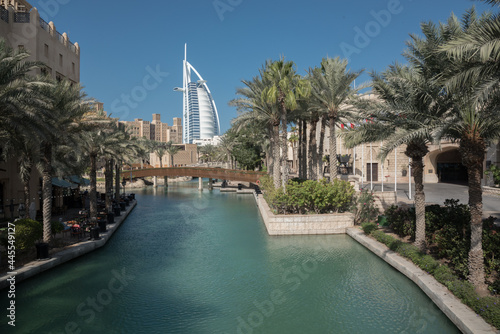 Beautiful view of Burj Al Arab hotel in Dubai фототапет