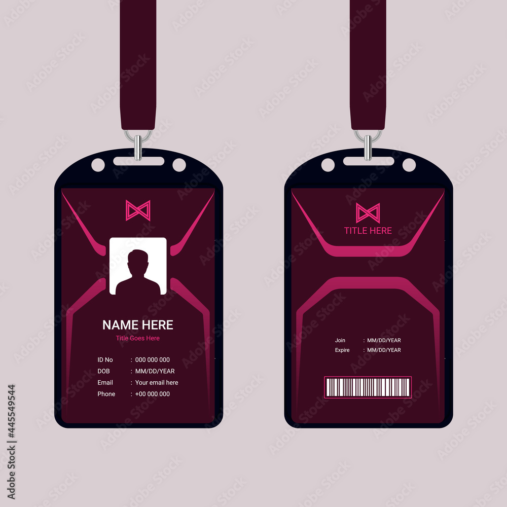 Multipurpose identity card design 