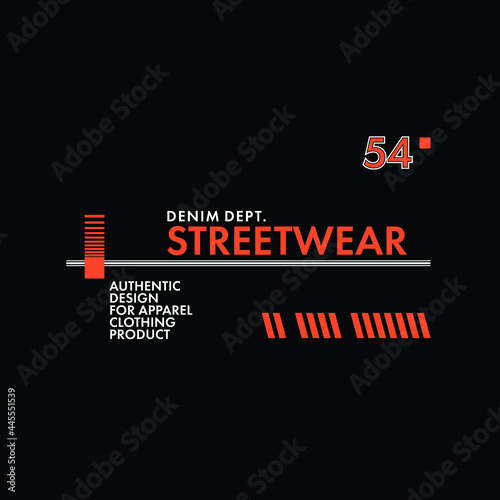 streetwear denim dept authentic design