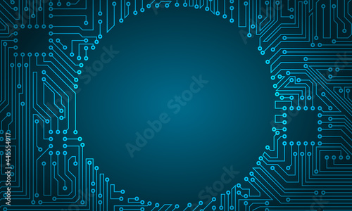 Circuit Texture, Digital Background, Engineering, Processing