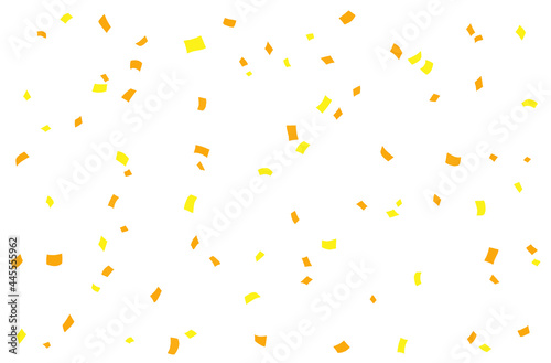 Yellow confetti illustration
