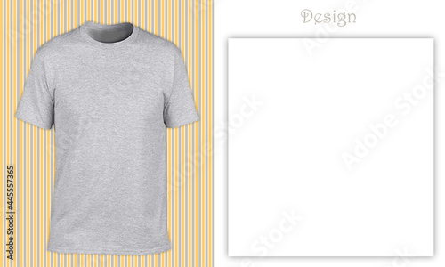 T-shirt design sport grey  r2, kaos polos abu misty