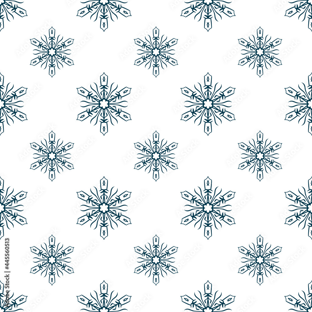 monochrome textile repeat pattern, seamless vector repeat pattern for textile, product packaging, gift cover, fabric and other seamless print work, pattern swatches added to the swatch panel.