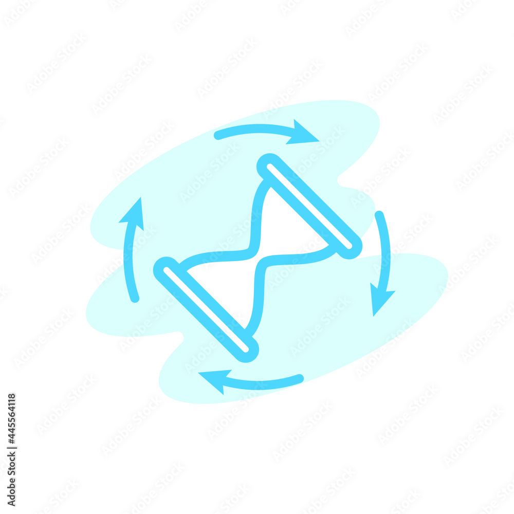 Illustration Vector Graphic of hourglass icon Illustration Vector Graphic of hourglass icon