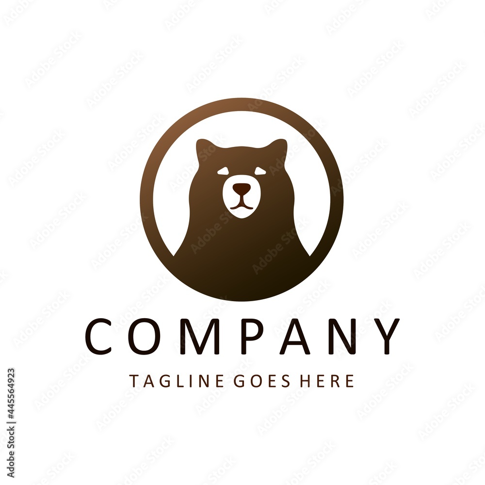 Bear Logo Simple and modern Animal logo Bear Logo Simple and modern Animal logo