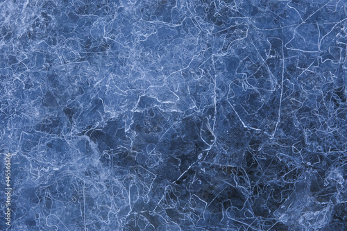blue ice texture background © Olga Burmistrova